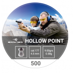 Õhkrelva kuulid BORNER Hollow point cal 4,5mm 0,58g 500 tk