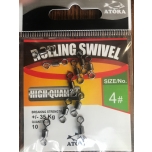 Pööral ATORA Rolling swivel nr.4 10tk