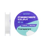 Feeder kumm Brain F-Gum 0,6mm 8lb/4kg 10m Transparent