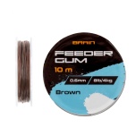Feeder kumm Brain F-Gum 0,6mm 8lb/4kg 10m Brown