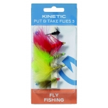 Putukad KINETIC Put N´ Take Flies 3 5tk/pk