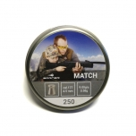 Õhkrelva kuulid BORNER Match cal 4,5mm 0,58g 250 tk