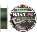 Braided Line Select Basic PE Green 100m 0.26mm 45lb/20.8kg