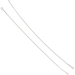 Leader SELECT Metal Wire No.1 – 17 cm, 10 kg, small twist, sealed, 2 pcs