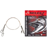 Leader SELECT trolling 1x7 50cm 12kg/0.3mm 2 pcs