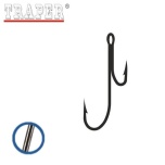 Kahene konks TRAPER Turkey black chrome nr.2 10tk/pk 93214