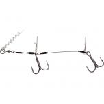 Kummikala rakendus WESTIN Add-It Shallow Rig Double 1x7 40,8kg 15cm #2/0 2pcs