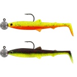 Võdik WESTIN Bullteez R ´N R 9,5cm #4/0 7g Dark Water Mix 6 2pcs