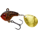 DROPBITE SPIN TAIL JIG 3.2CM 12G SINKING MOTOROIL BURBOT