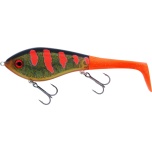 Voobler WESTIN Swim Tail 12cm 68g sinking 3D MOTOROIL BLOOD 1 BODY 2 TAILS