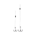 Kummikala rakendus WESTIN punutud nöör(reguleeritav) #6 8cm 0,38mm 2tk