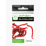 Konks X-Fish Bloodworm #10 (8 tk/pk)