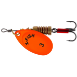 Spinner X-Fish Stark №3 6g Nikel UV orange