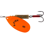 Spinner X-Fish Stark №5 14g Nikel UV orange