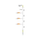 Rakendus KINETIC Mini Makk #5/0 Yellow/Orange