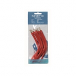 Rakendus KINETIC Gummi-Makk (pipar) #12/0 Red 5pcs