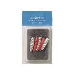 Rakenduse konksud KINETIC Rykk Flasher #5/0 Silver/Red 5pcs