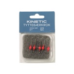 Rakenduse konksud KINETIC Tyttebærkrok #1/0 Red 5pcs