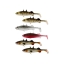 Võdik WESTIN Stanley the Stickleback Shadtail 7,5cm 4g Clear Water Mix 6pcs