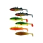 Võdik WESTIN Stanley the Stickleback Shadtail 7,5cm 4g Dark Water Mix 6pcs