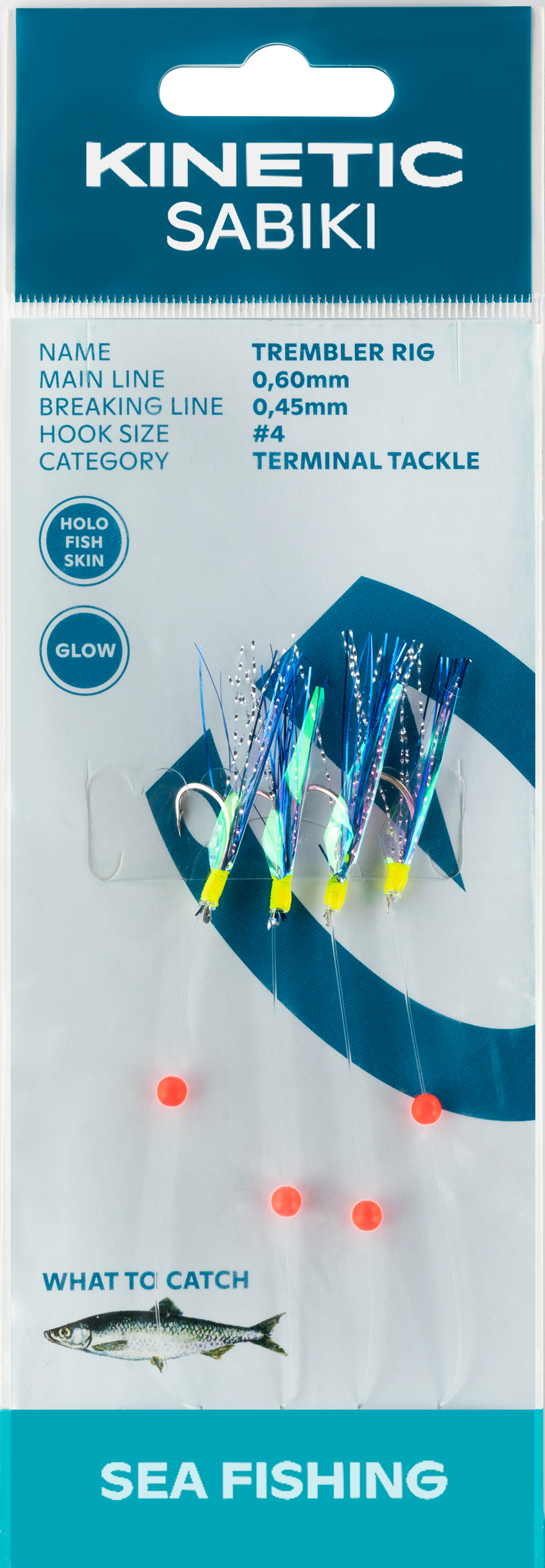 Rakendus KINETIC Trembler #4 Holo Fishskin/Blue Flash