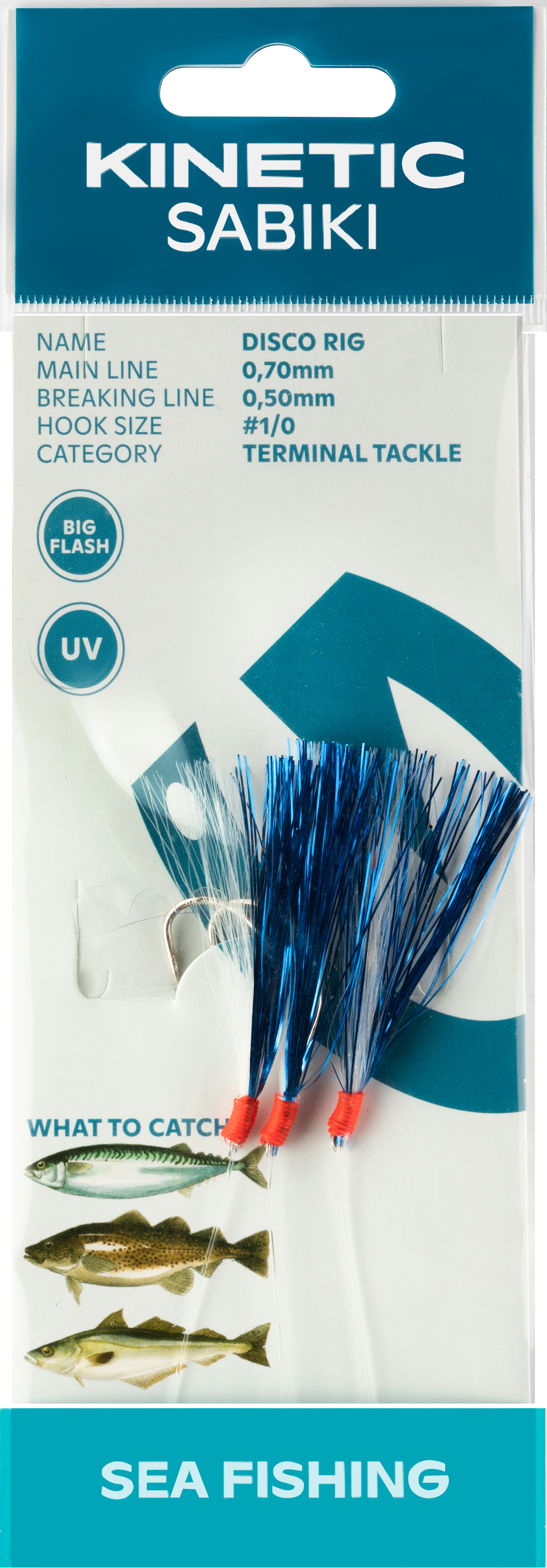 Rakendus KINETIC Disco #1/0 Blue/White Flash