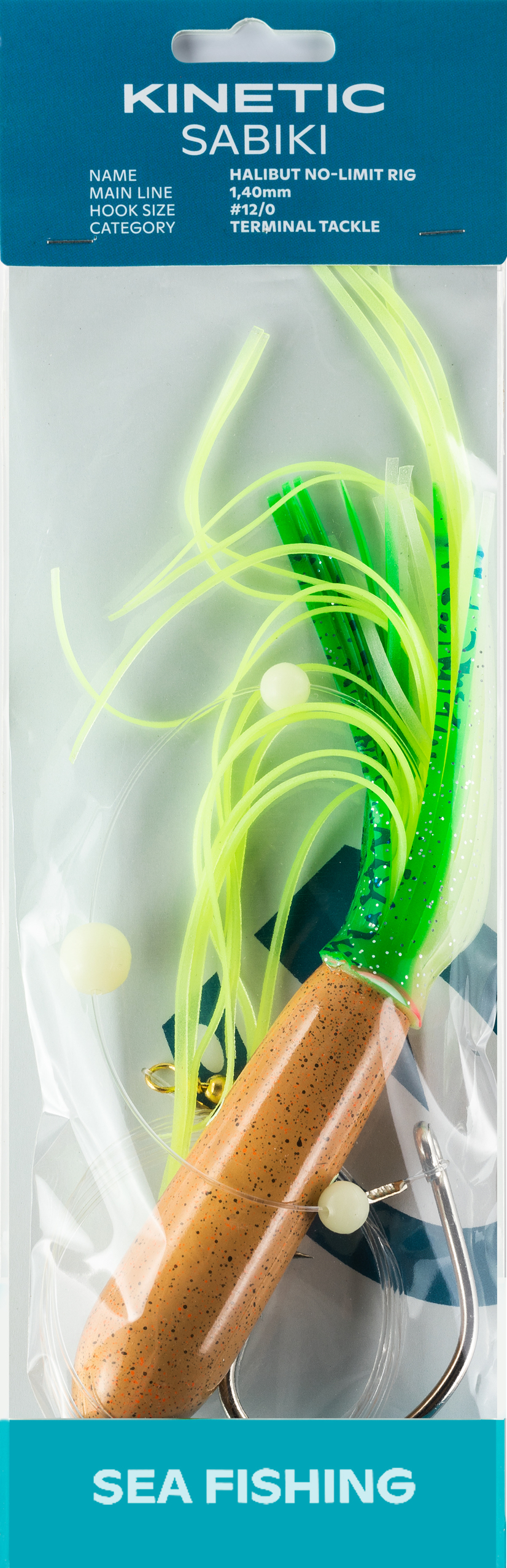 Rakendus KINETIC Halibut No-Limit #12/0 UV Squid