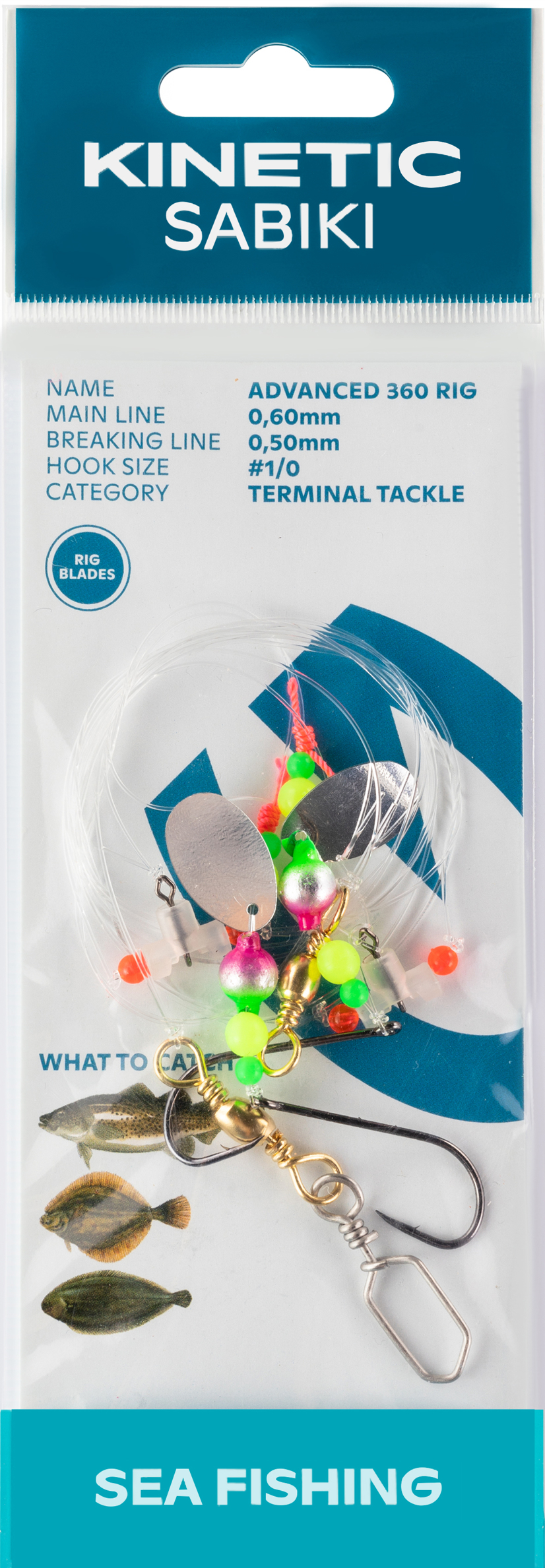 Rakendus KINETIC Advanced 360 #1/0 Yellow/Green