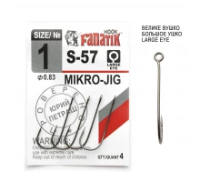 Крючок FANATIK Micro-Jig S-57 nr.1